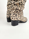 PHOEBE ANIMAL PRINT SUEDE BOOTS (5,5cm)_size 37