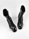 CHIARA BLACK PATENT LEATHER BOOTS (6,5cm)
