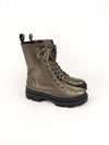 KENDRA GLOSSY KHAKI LEATHER BOOTS_size 41