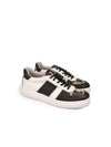 BETTY BLACK LEATHER SNEAKERS