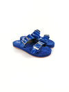 BROOKE BLUE FLATFORM SANDALS