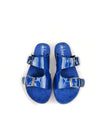 BROOKE BLUE FLATFORM SANDALS