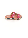 BROOKE MULTICOLOR FLATFORM SANDALS