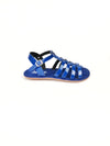 ARPIDES BLUE LEATHER SANDALS