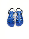 ARPIDES BLUE LEATHER SANDALS