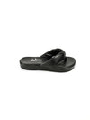 AURORA BLACK FLATFORM SANDALS