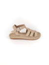 CALYPSO JUTE/ LEATHER SANDALS