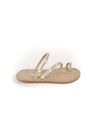 AMELIA JUTE LEATHER SANDALS