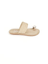 AUGUSTA JUTE LEATHER SANDALS