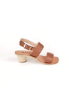 ISIDORA LIGHT BROWN SHORT HEELS
