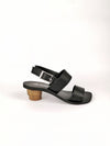 ISIDORA BLACK SHORT HEELS