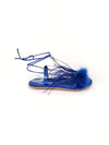 RENATA BLUE LEATHER SANDALS