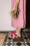 BROOKE MULTICOLOR FLATFORM SANDALS