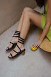 ALESSIA BLACK SHORT HEELS
