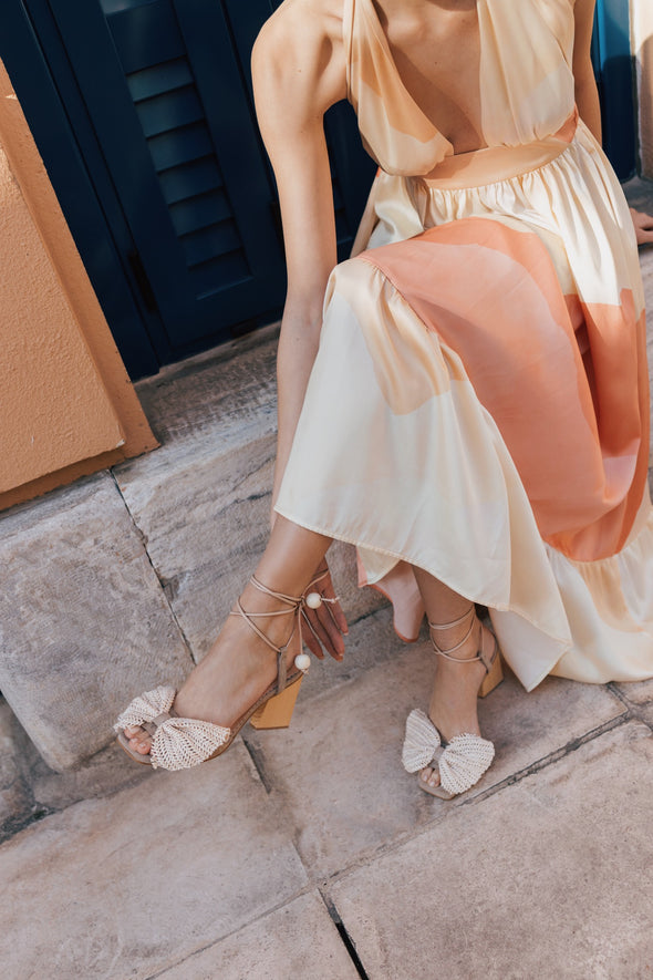CORINA BEIGE SUEDE LEATHER HEELS (8,5cm)