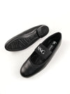 SSG x de.bour BLACK LEATHER BALLERINAS