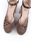 FIONA LEATHER RUBBER HEELS (7,5cm)