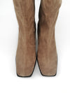 SANDRINE CAMEL SUEDE LEATHER BOOTS (5,5cm)