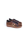 NONIKA BROWN SUEDE LEATHER SNEAKERS