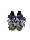 NONIKA OLIVE GREEN SUEDE LEATHER SNEAKERS