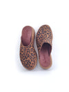 NORMA LEOPARD LEATHER CLOGS