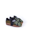 NONIKA OLIVE GREEN SUEDE LEATHER SNEAKERS