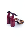MARGOT MULTICOLOR LEATHER HEELS (6,5cm)