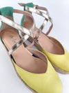 MARGO YELLOW/MINT ESPADRILLES