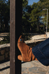 CHIARA RUST SUEDE LEATHER BOOTS (6,5cm)_size 38