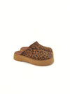 NORMA LEOPARD LEATHER CLOGS