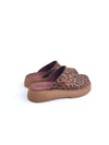 NORMA LEOPARD LEATHER CLOGS