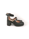 LEXIE BLACK MARY-JANE HEELS (7,5cm)