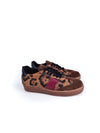 LIZA LEOPARD PRINT LEATHER SNEAKERS