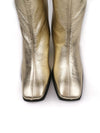 SANDRINE GOLD LEATHER BOOTS (5,5cm)