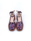CARELLI ANIMAL PRINT LEATHER RUBBER FLATS