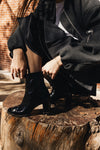 CHIARA BLACK PATENT LEATHER BOOTS (6,5cm)