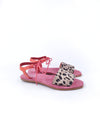 GIGI LEOPARD/PINK LEATHER SANDALINAS