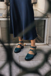 ELLIE PETROL RUBBER FLATS