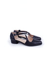 ODETTE BLACK LEATHER SHOES