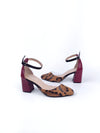 MARGOT MULTICOLOR LEATHER HEELS (6,5cm)