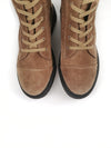 SAMANTHA CAMEL SUEDE LEATHER BOOTS