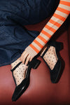 MIMOSA BLACK SUEDE T-BAR STRAP SHOES
