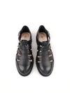 MATILDA BLACK RUBBER FLATS