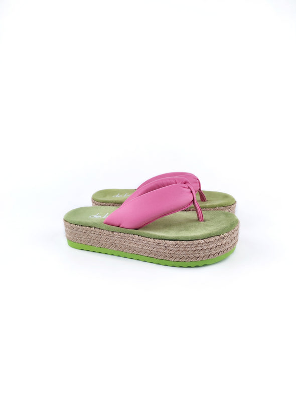 WILLOW PUFFY THONG FLATFORMS