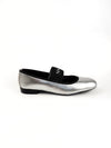 DE.BOUR x SSG SILVER LEATHER BALLERINAS_size 39
