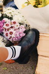 BETHANY BLACK MOCCASINS