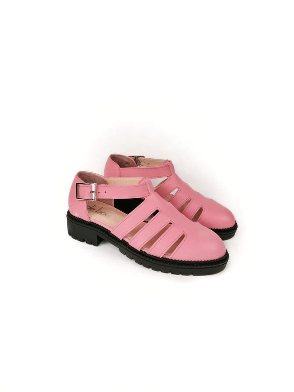 MATILDA PINK RUBBER FLATS