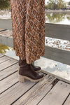 GEORGIA BROWN LEATHER BOOTS