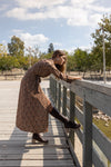 GEORGIA BROWN LEATHER BOOTS