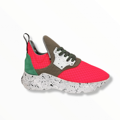 SIMONE FUCHSIA/ BEIGE SNEAKERS